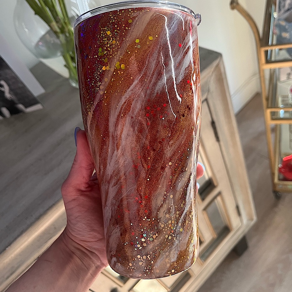 Glitter Resin Tumbler